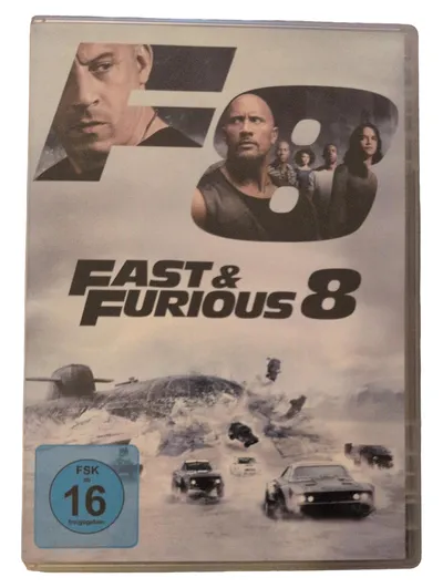 Fast & Furious 8 DVD Actionfilm Vin Diesel Dwayne Johnson FSK 16