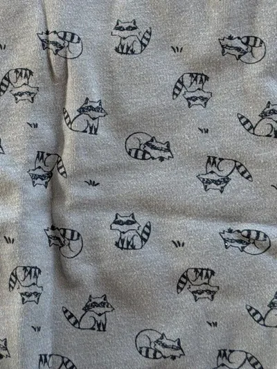 PIPPI Baby Body Gr. 86 Baumwolle Grau Tiermotiv Kurzarm Kinder