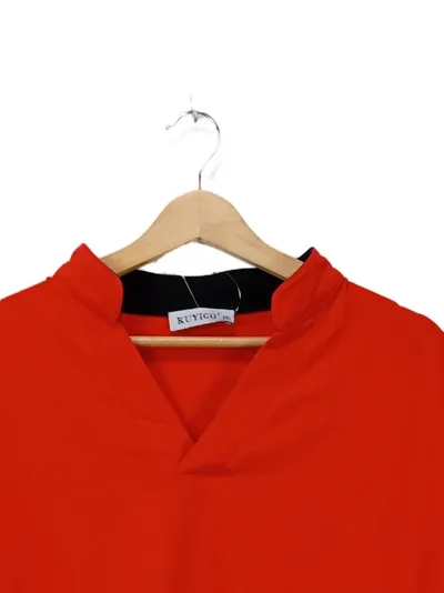 KUYIGO Herren Sport Shirt Rot Gr. 54/XXL Kurzarm