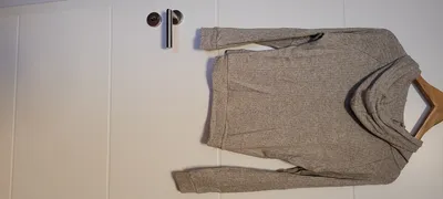 Santini Damen Kapuzenpullover Hoodie Beige Gr. 36/S Casual