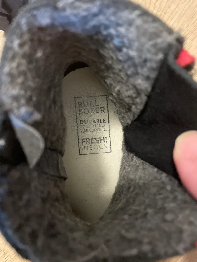 Bullboxer Kinder Stiefel Gr. 31 Schwarz Wildleder Reißverschluss 7