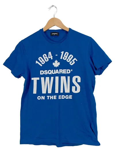 DSQUARED2 Kinder T-Shirt Twins On The Edge Blau Gr. 176 Baumwolle