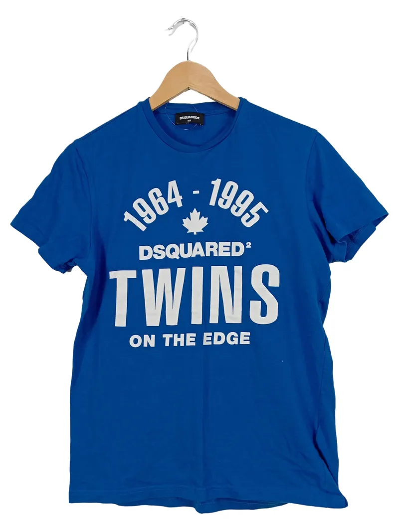 DSQUARED2 Kinder T-Shirt Twins On The Edge Blau Gr. 176 Baumwolle 1