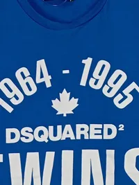 DSQUARED2 Kinder T-Shirt Twins On The Edge Blau Gr. 176 Baumwolle 2