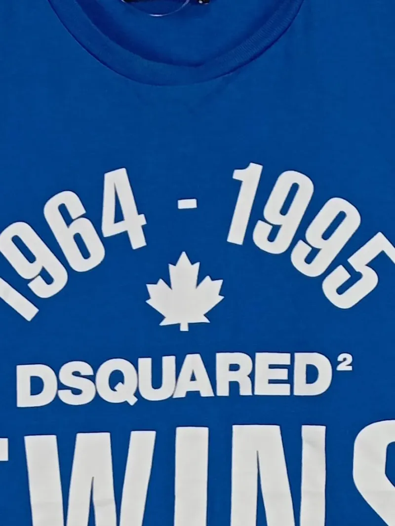 DSQUARED2 Kinder T-Shirt Twins On The Edge Blau Gr. 176 Baumwolle 2