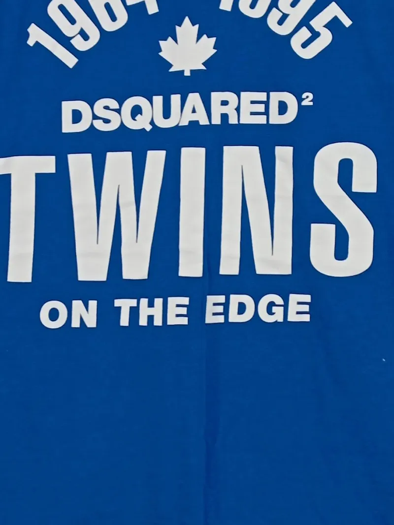 DSQUARED2 Kinder T-Shirt Twins On The Edge Blau Gr. 176 Baumwolle 3