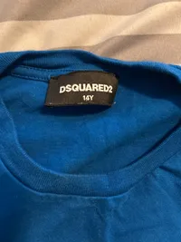 DSQUARED2 Kinder T-Shirt Twins On The Edge Blau Gr. 176 Baumwolle 4