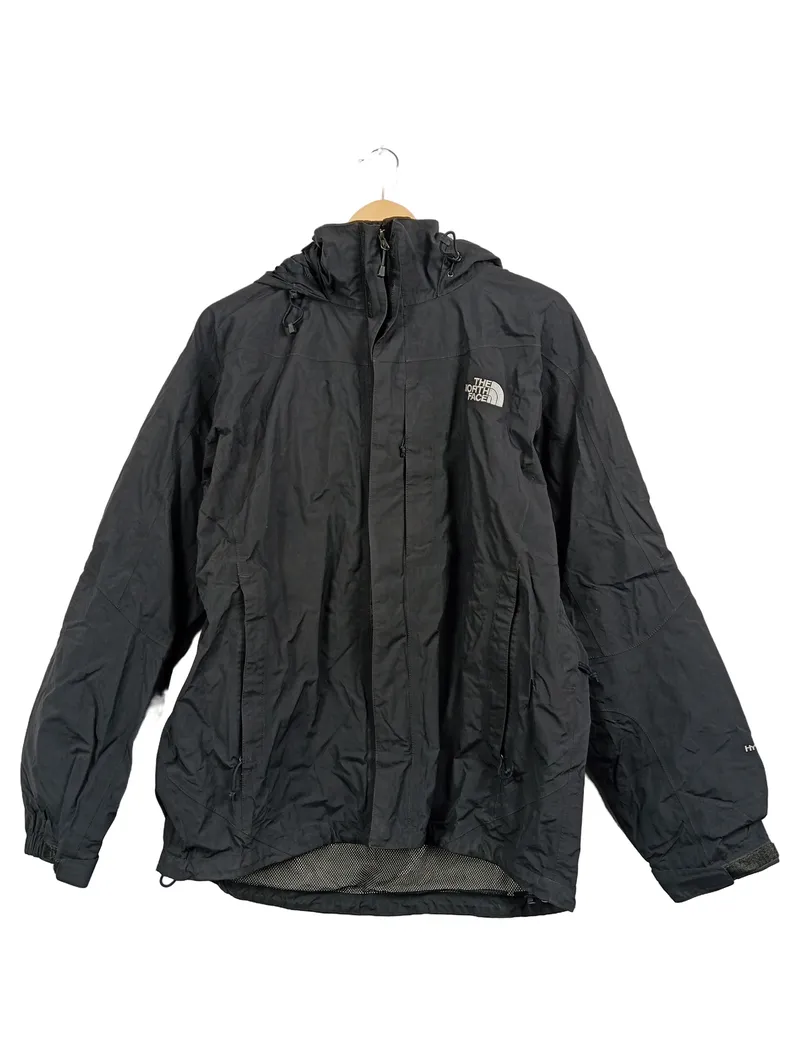 The North Face Herren Outdoorjacke HyVent Schwarz Gr. L Kapuze 1
