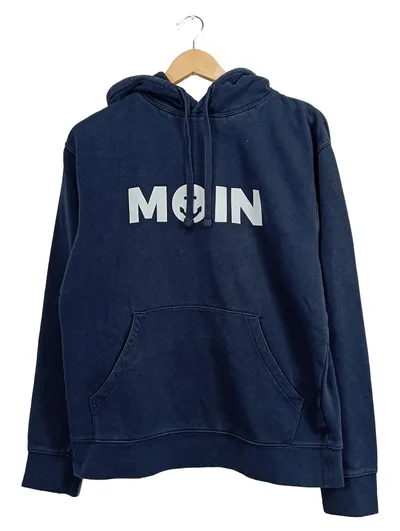 Russell Hoodie MOIN Anker Motiv Herren Gr. M Blau Kapuzenpullover