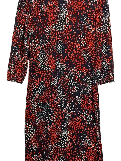 Dorothy Perkins Damen Freizeitkleid Gr. 38 Mehrfarbig Punkte Viskose