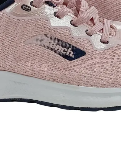 Bench. Damen Sneaker Low Rosa Gr. 38 Sportschuhe Turnschuhe Textil