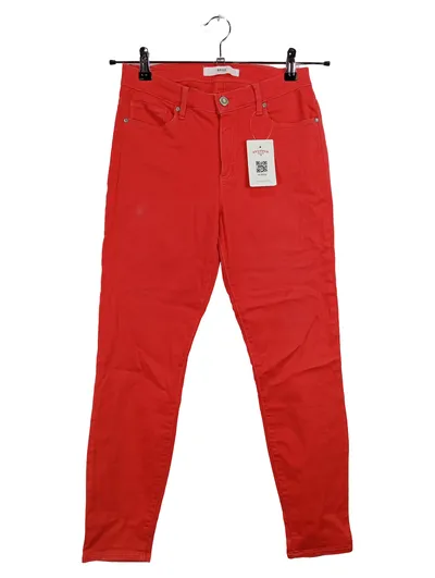 BRAX Damen Stoffhose Rot Gr. 34 Slim Fit Stretch Baumwolle
