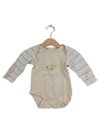Disney Winnie Pooh Baby Body Gr. 62 Langarm Beige Let it Snow 1