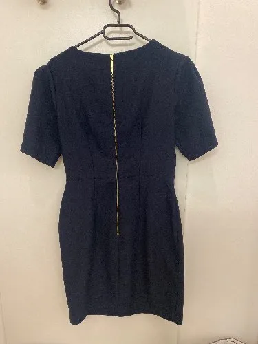 Closet London Damen Businesskleid Gr. 40 Blau Puffärmel Elegant