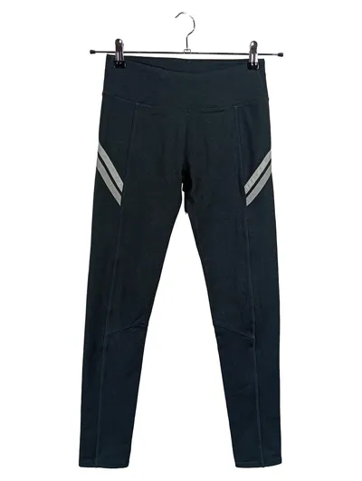 Fabletics Damen Sport Leggings Schwarz Reflektoren Gr. 36 S
