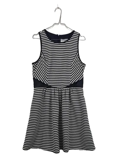 Jessica Simpson Damen Freizeitkleid Gr. 40 Blau Weiß Gestreift