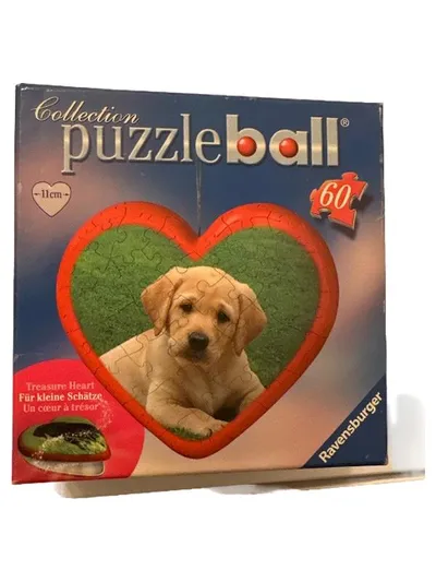 Ravensburger Puzzleball Treasure Heart 60 Teile Hund Herz 3D Puzzle