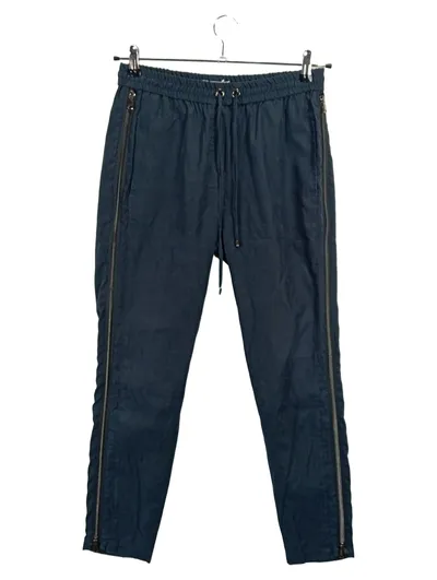 TUZZI Damen Jogginghose Gr. 36 S Blau Casual Freizeithose Reißverschluss