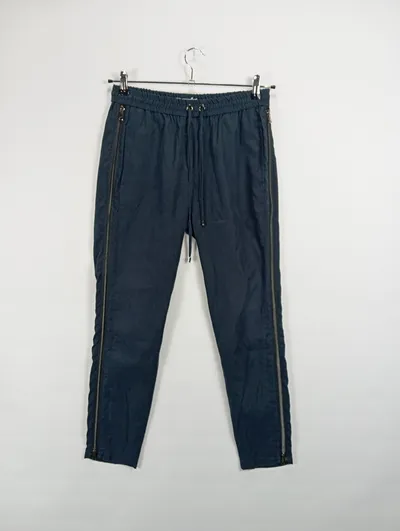 TUZZI Damen Jogginghose Gr. 36 S Blau Casual Freizeithose Reißverschluss