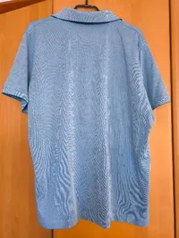 Basefield Poloshirt Herren Gr. XXL Blau Kurzarm Baumwollmix Brusttasche Casual 2