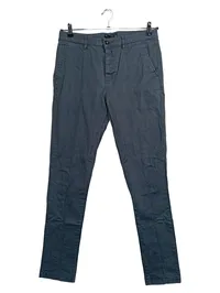 ASOS Design Herren Stoffhose Chino Grau W32/L32 Slim Fit Baumwolle 1