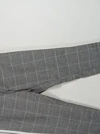 Cartoon Damen Jogginghose Kariert Grau Seitenstreifen Gr. 38/M 5
