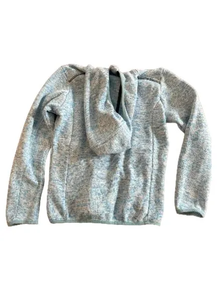 Disegna Kinder Fleecejacke Kapuze Gr. 152 Blau Meliert Outdoor 2