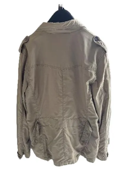 ESPRIT SPORTS Damen Leichte Jacke Gr. 40 Beige Baumwolle Outdoor 2