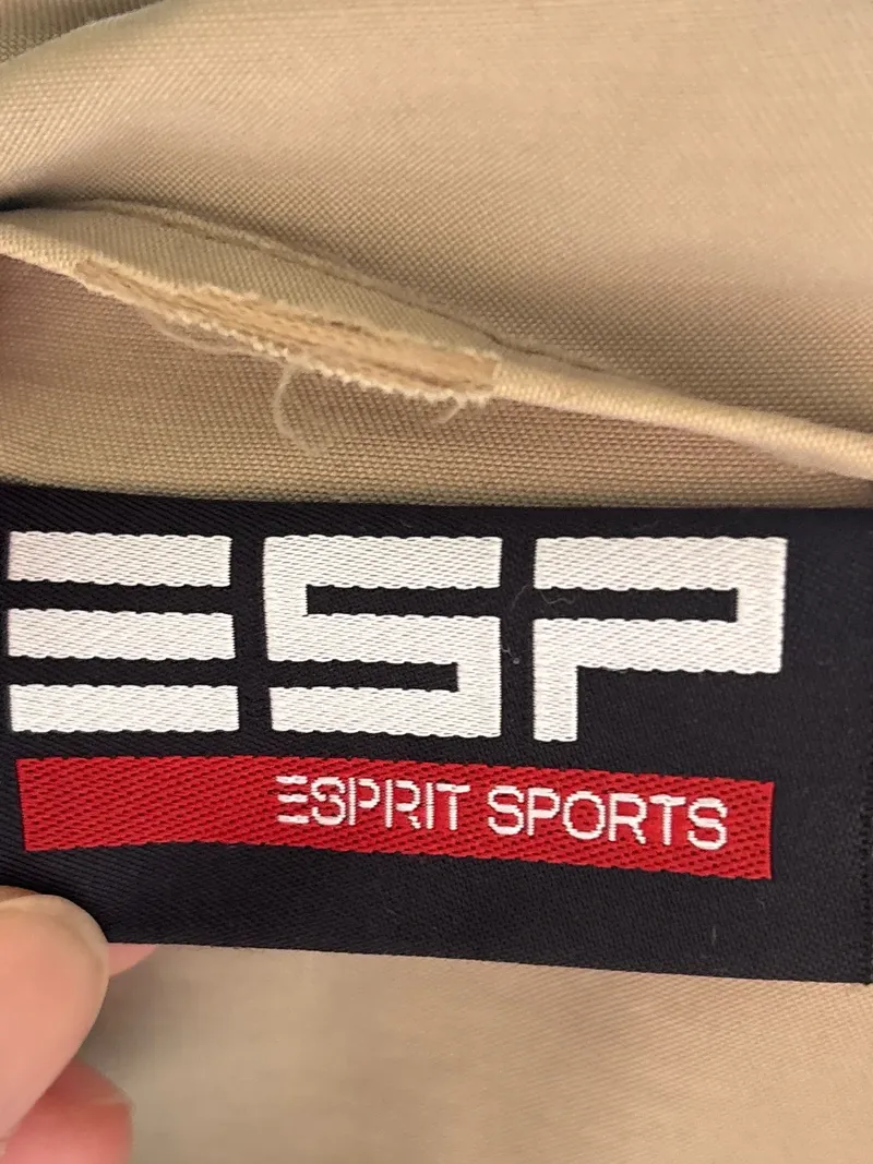 ESPRIT SPORTS Damen Leichte Jacke Gr. 40 Beige Baumwolle Outdoor 5