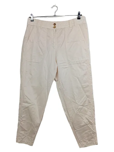 Marc Cain Cargohose Damen Gr. 42 Beige Baumwolle Casual Hose