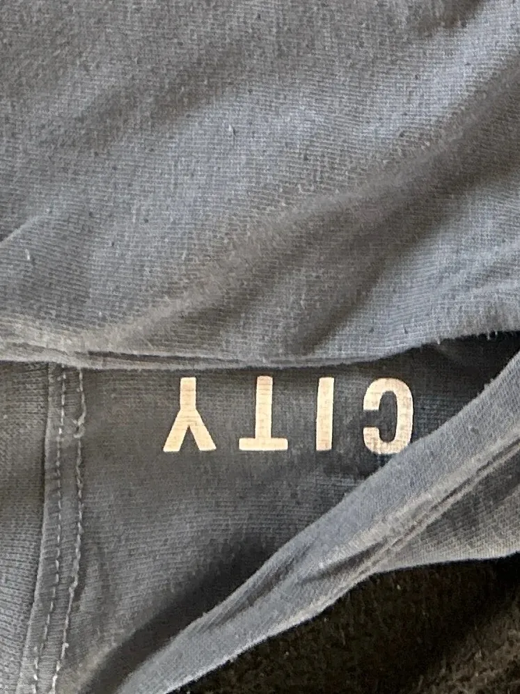 DKNY Jeans Langarmshirt Gr. 80 (12 Monate) Blau Logo Print Baumwollmix 3