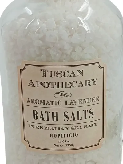 Hopificio Tuscan Apothecary Lavendel Badesalz 1250g Italienisches Meersalz