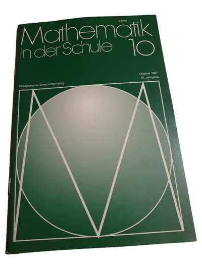 Mathematik in der Schule 10 Fachbuch Zeitschrift Pädagogischer
