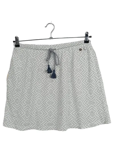 ragwear Damen Sportrock Gr. 36/S Weiß gemustert Freizeit Sommer
