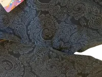Desigual Damen Stoffhose Paisley Baumwolle Stretch Blau Gr. W30/38/M 3