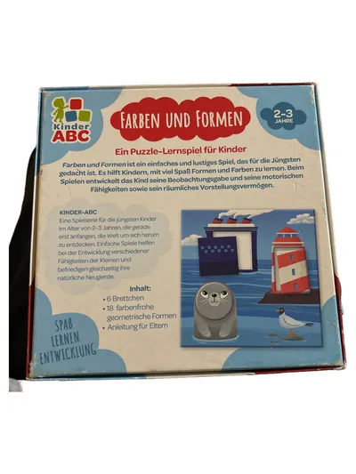 Trefl ABC Farben Formen Lernspiel Puzzle Kinder Vorschule ab 2 Jahre