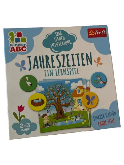 Trefl Jahreszeiten Lernspiel Natur Vorschule Pappe Mehrfarbig ab 2 J