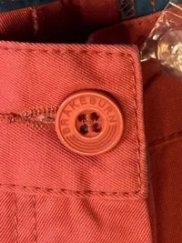 Brakeburn Damen Stoffhose Chino Gr. 8 / 36 Rosa Baumwolle Casual NEU 6