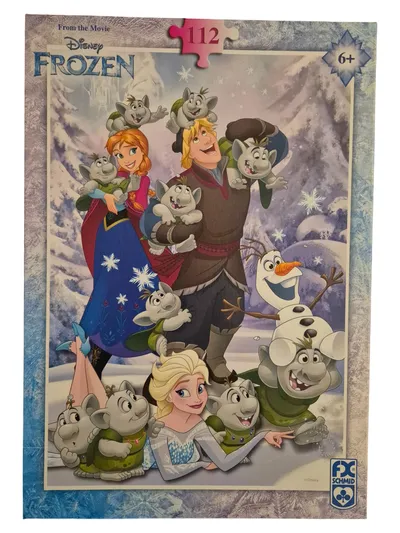 Disney Frozen Puzzle 112 Teile FX Schmid Elsa Anna Olaf Kristoff ab 6 Jahre