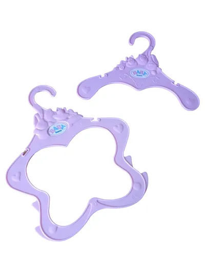 Zapf Creation Baby Born Kleiderbügel Set 2 Rosa Puppenzubehör Kunststoff