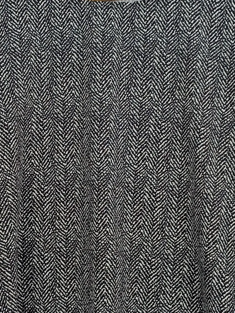 Antonello Serio Damen Langarmshirt Schwarz Strukturmuster Gr. M 4