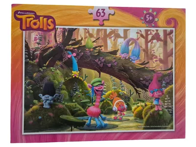DreamWorks Trolls Puzzle 63 Teile Kinderpuzzle ab 5 Jahre Poppy Branch