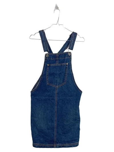 24Colours Damen Jeans Latzkleid Trägerkleid Blau Gr. 36/S Denim