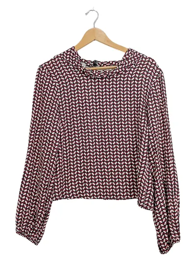 Rinascimento Damen Bluse Langarm L Mehrfarbig Grafisch Modern