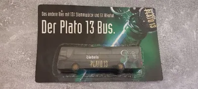 Diebels Plato 13 Bus Modellfahrzeug Reisebus Sammler 13.5cm Schwarz