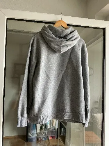 Topman Hoodie Herren Gr. S Grau Kapuzenpullover Basic Meliert