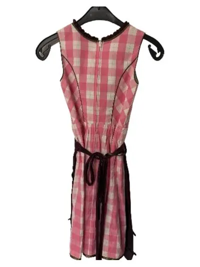 Spieth & Wensky Dirndl Trachtenkleid Mädchen Gr. 140 Rosa Kariert