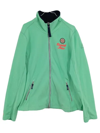 Gaastra Damen Fleecejacke Coastal Race Gr. 40 L Mint Grün Sportlich