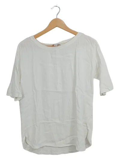 Street One Damen T-Shirt Gr. 36;S Weiß Casual Viskose