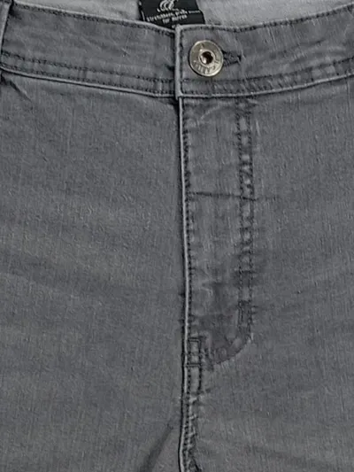 Luciano Jeans Herren Gr. 58 W40 Grau Stretch Regular Fit Hose